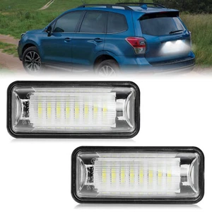 2stk Weiß LED Kennzeichenleuchtung für Subaru Forester Impreza BRZ XV Crosstrek - Bild 1 von 10