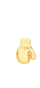 Boxing Glove Earring 9ct Gold Stud 9ct Gold  " Fight"  Small  One supplied - Picture 1 of 11