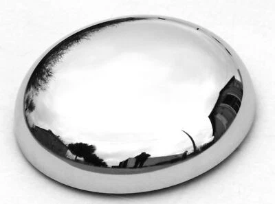 Round Horn Cover for 5-1/2" to 6" Horn Bell Size Chrome 7" O.D. GG#40510 Each - Image 1 of 4