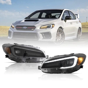 Faros para proyector secuencial de conmutación LED Subaru WRX STI 2015-2021 2x - Imagen 1 de 9