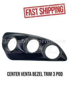 Triple Gauge Center Vent Bezel Trim without Button for 1995-1999 Mit Eclipse - Bild 1 von 3