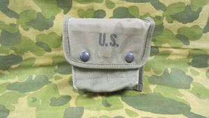 Usmc WW2 Estuche De 1er Cuidados Individual Od #7 Estado Puerta de Fecha 1944 - Imagen 1 de 1