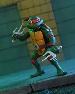 Teenage Mutant Ninja Turtles (Cartoon) Action Figure NECA Ultimate Raphael VHS - Imagen 1 de 8