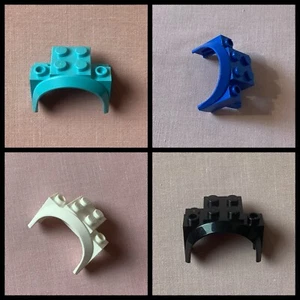 LEGO Part 18974: Vehicle Mudguard 4x2 1/2x2 1/3 Round Arch - Choose Colour & No. - Picture 1 of 22