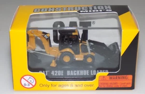 Cat Construction Minis 420E Backhoe Loader Norscot Scale Models Case Yellow NIB - Picture 1 of 2