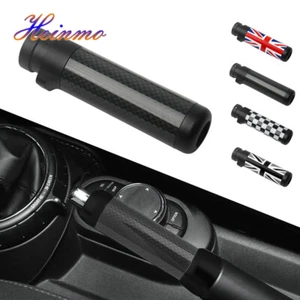 Para Cooper S R55 R56 R57 R58 R59 Aspecto Carbono Manija Freno de Mano Cubierta Tapicería - Imagen 1 de 8