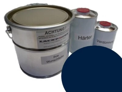 7 Liter Set 2K Autolack für geeignet für Citroen KNC Bleu Amiral kein Wasserlac - Bild 1 von 3