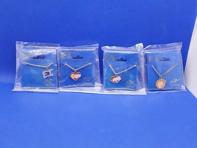 E.T. Lote de 4 collar extraterrestre 1982 vintage nuevo en paquete nuevo en paquete  Foto 1 de 4