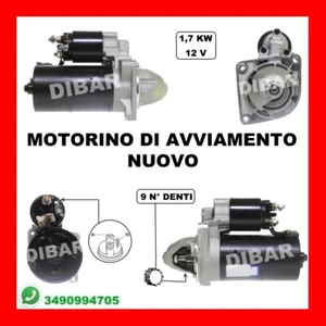 MOTORINO AVVIAMENTO NUOVO FIAT PUNTO-FIORINO-PALIO 1.7 D-TD DA 88 CS1037 17 - Bild 1 von 2