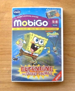 Vtech MobiGo Spongebob SquarePants Defending the Secret Formula Learning 5-8 NEW - Picture 1 of 2