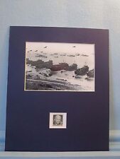 The D-Day Invasion - the Allies Invade Normandy honored by the Eisenhower stamp