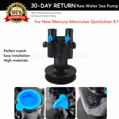 For MerCruiser Sea Water Pump - 496 Mag 8.1 S HO Part# 46- 8M0139994 8M0137215 - Image 1 of 4