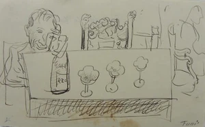 Achille FUNI (Ferrara 1890 – Appiano Gentile 1972) Funi visto da Funi FUTURISTA - Bild 1 von 10