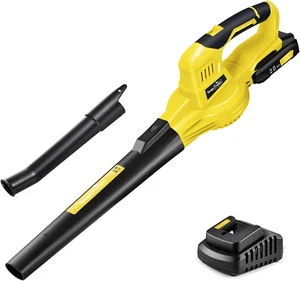 Soffiatore Batteria 20V Parkside Potente 210Km/h 240m³/h 2 Leggero Giallo - Foto 1 di 12