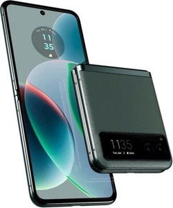 BRAND NEW MOTOROLA RAZR 2023, 128GB, 64GB CAM, 6.9 INCH SAGE GREEN UNLOCKED GSM - Picture 1 of 6