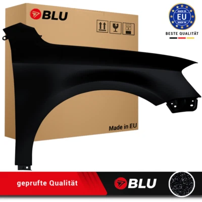 Fender For VW Passat B7 LC9X Right Black 2010-2014 Front Painted Zinc Plated - Image 1 of 2
