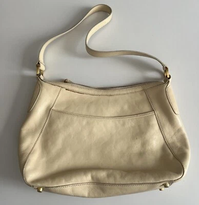 Women's Beige Size Medium Snap Monsac Shoulder Bag - Image 1 of 4