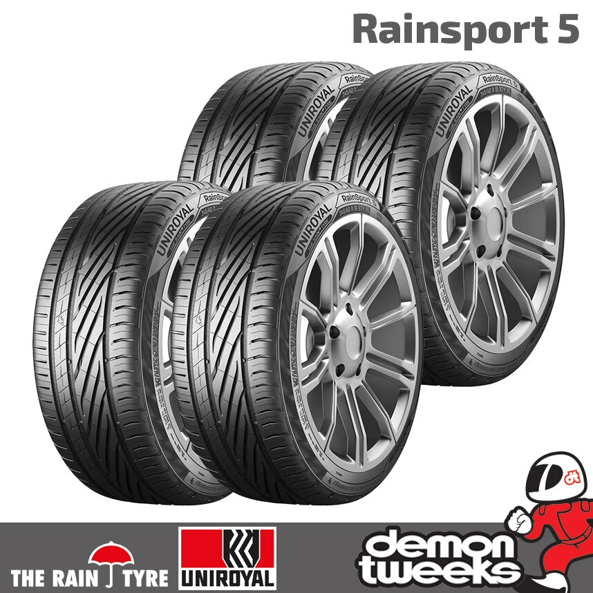 4 x Uniroyal RainSport 5 Performance Road Tyres - 225 40 18 92Y Extra Load XL - Image 1 of 1