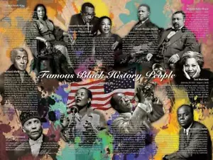 Famous People Poster Black History Series 05 (24x18) - Picture 1 of 10