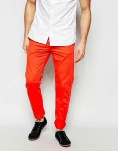 Esprit Chinos Slim Fit - Red W30/32/33, L34 - Picture 1 of 12