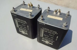 Vintage Pair Collins Filter Reactor Transformers 3HY 0.5ADC 25 ohm - Picture 1 of 11