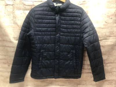 Chaqueta acolchada ligera con cremallera completa Reaction Kenneth Cole azul talla S Foto 1 de 4