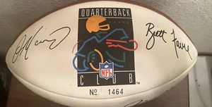 NFL Wilson Quaterback Club Football Nummer 1464 Favre/Marino/Aikman/Elway/Kelly - Bild 1 von 13