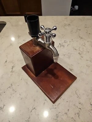 Drink Dispenser Wooden Faucet Style Design Mancave Liquor Whiskey Unbranded - Image 1 of 4