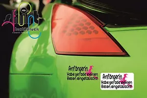 DA 210 - Hexe Anfängerin Anfänger Aufkleber für Auto Autoaufkleber Fahranfänger - Bild 1 von 1