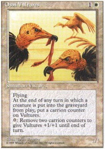 FBB Korean Osai Vultures ~ Lightly Played 4th Edition Fourth Foreign Black Borde - Image 1 of 1