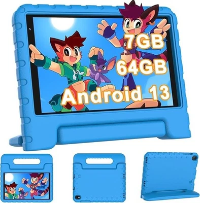 YESTEL X9 Tablet Bambini 8 Pollici Android, 7GB RAM 64GB ROM 1TB no custioda - Immagine 1 di 3