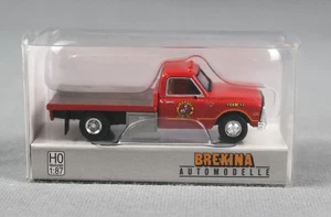 BREKINA 19671 H0,1:87 Chevrolet Chevrolet C30 Plattform, rot, 1968, Foam 17 NEU! - Picture 1 of 5