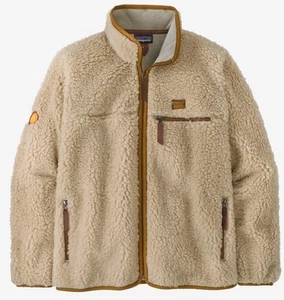 Cardigan retrò Patagonia misto naturale scuro uomo XL donna XXL nuovo con etichette - Foto 1 di 4