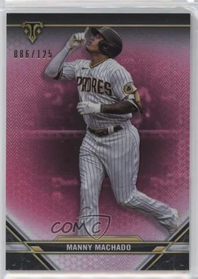 2021 Topps Triple Threads Tourmaline /125 Manny Machado #9 - Image 1 of 2