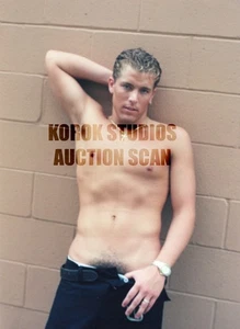 Hot Blond Hunk Mike 5x7 Semi Nude Male Beefcake Photo 280825657 - Picture 1 of 1