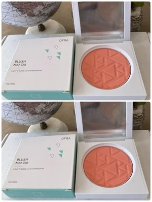 2 rubores cosméticos OFRA en Mai Tai tamaño completo 0,35 oz con espejo coral naranja Foto 1 de 3