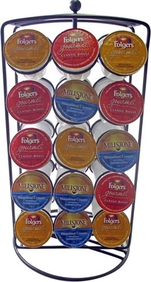 Soporte para cápsulas de café K-Cup Carousel - Estante de almacenamiento giratorio Keurig para 30 negro  Foto 1 de 2