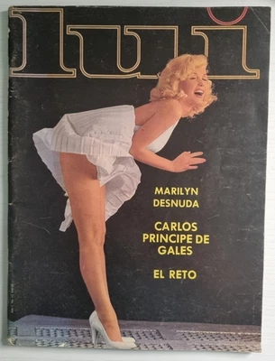 Lui #10 Mexican Vintage Magazine Marilyn Monroe - Mexico 1976 - Image 1 of 3