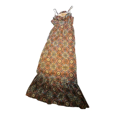 Eyelash Couture Small Sleeveless Multicolor Maxi Dress - Image 1 of 4