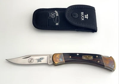 Buck 110 Folding Hunter Knife 50th Anniversary Boone & Crockett Club USA 2014 - Image 1 of 4