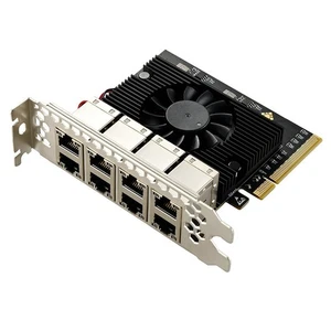 PCIe to 8 Port Gigabit Ethernet Controller Card SI-PEX24096 - Afbeelding 1 van 7