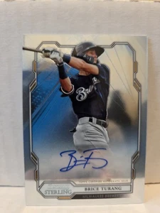Brice Turang 2019 Bowman Sterling Signed On-Card Auto Prospect Rookie - Picture 1 of 2