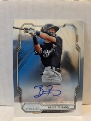 Brice Turang 2019 Bowman Sterling Signed On-Card Auto Prospect Rookie - Image 1 of 2