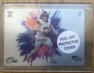 2024 Panini One Bo Nix Rookie COLOR BLAST SSP Denver Broncos - Bild 1 von 2