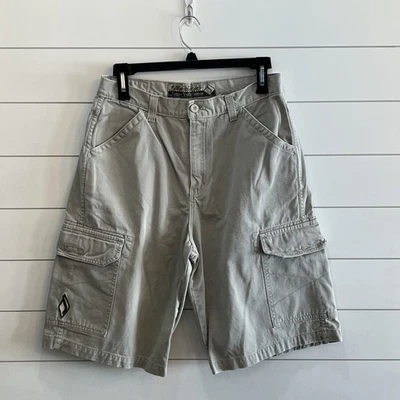 Pantalones Cortos De Carga Para Hombre JNCO Super Twill Bronceados Talla 34 Hechos en EE. UU. Actual 33 Foto 1 de 4