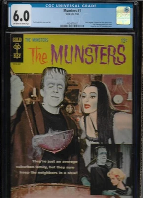 1965 1st ISSUE  THE MUNSTERS   GOLD KEY   COMIC CGC 6.0 - Image 1 of 4