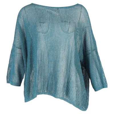 Missoni Knitted Loose Tunic in Turquoise Polyester — 第 1/3 张图片