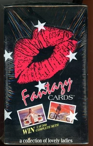1992 CALHUN FANTAZY CARDS LOVELEY LADIES SEALED BOX 36 PACK, 10 CARDS PER PACK - Bild 1 von 1