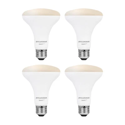 Sylvania Smart LED Light Bulb Model 73740 9.5 watt 120 volt BR30 Dimmable 4's - Image 1 of 4