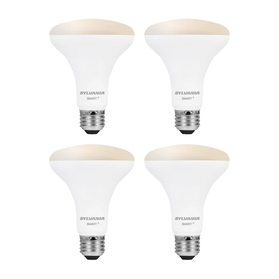 Sylvania Smart LED Light Bulb Model 73740 9.5 watt 120 volt BR30 Dimmable 4's - Image 1 of 4